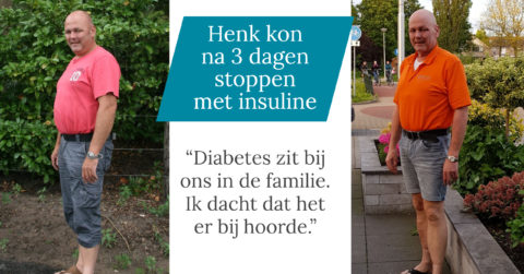Henk (54) kan na 3 dagen stoppen met insuline