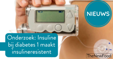 Insulineresistentie door insuline bij diabetes 1