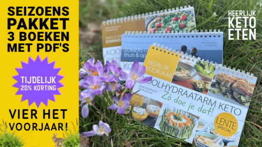 3 keto-boeken met PDF's voor een heerlijk voorjaar! 